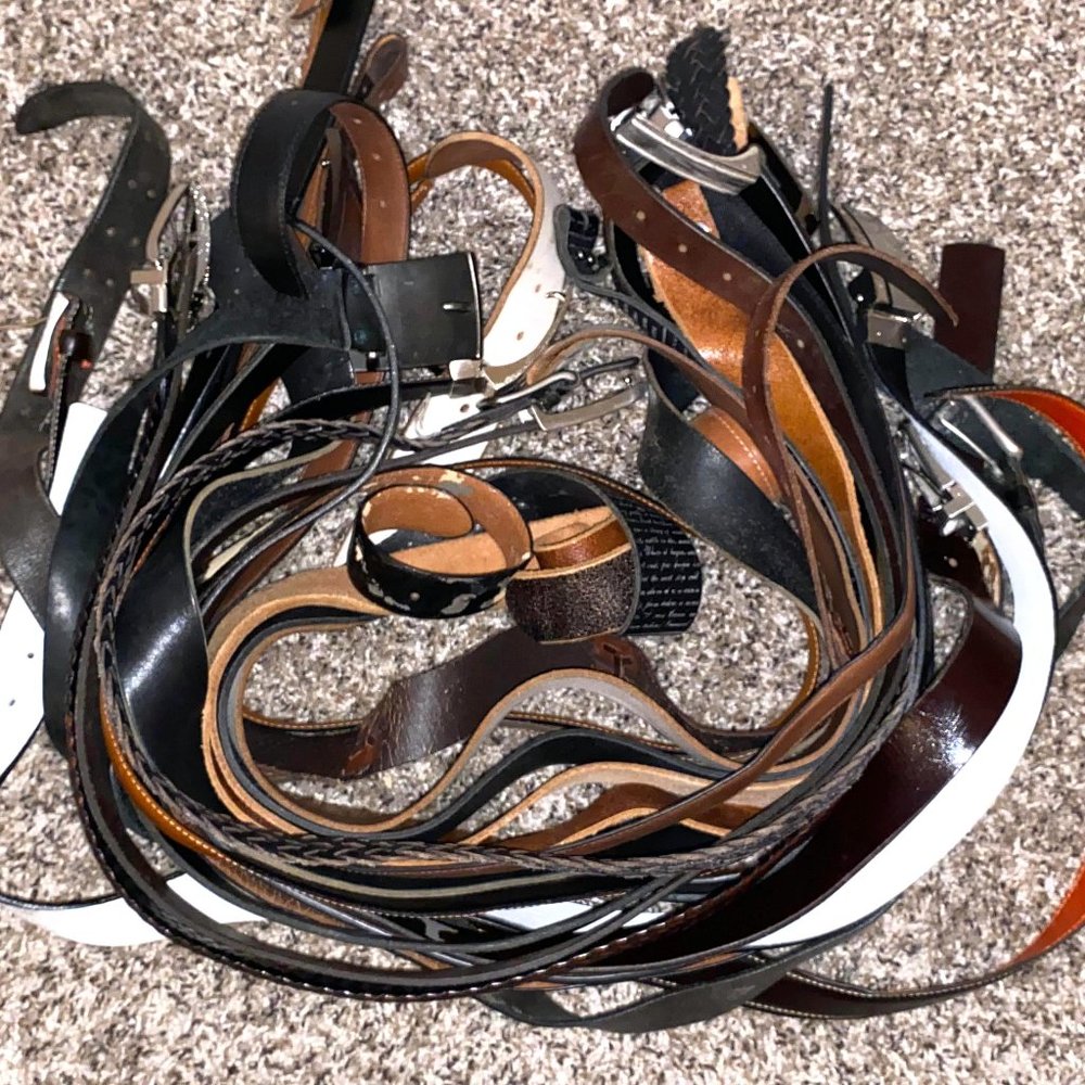 EXPRESS Casual or Dress Leather Belts 22 Quality!